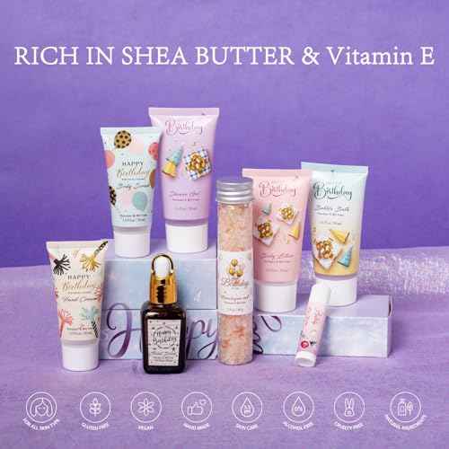 Advent Calendar Blind Birthday Gifts For Teens girls, Purple Gifts For Women, Lavender Spa Gift Set, Lavender Gifts Set for Birthday, Birthday Gifts Advent Calendar,Christmas Gift for Women