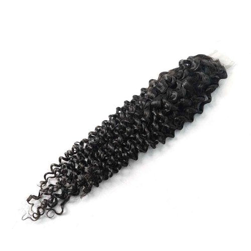 Brazilian Curly 2x6 Lace Closure 100% Unprocessed Human Virgin Hair Deep Curly Closure Pre-Plucked Hairline Kinky Curly Closure With Baby Hair (20inch, 2x6 curly closure)