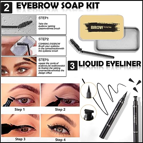 All in One Makeup Kit for Women & Teens - Full Cosmetics Kit with Everything for Beginners & Professionals - 12-Shimmer