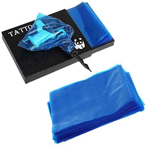 Disposable Tattoo Machine Bag Covers - 200PCS Plastic Sleeve for Tattoo Supplies, Kits, and Gun Accessories