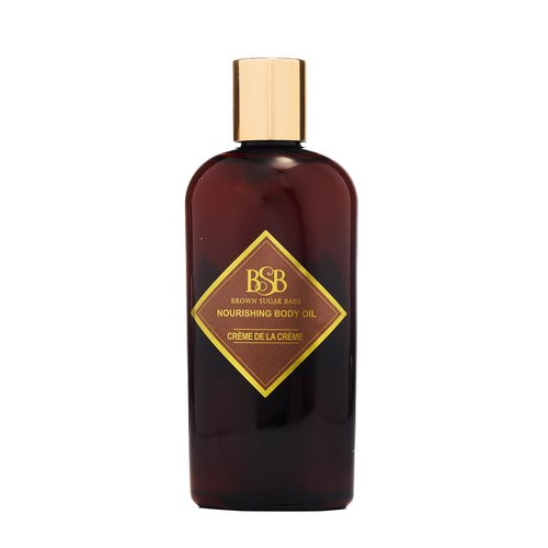 Brown Sugar Babe Creme de la Creme Body Oil, Jasmine and Vanilla Perfume Oils, Nourishing Scented Oil for Women, Skin Care, Body Oil Perfume, Paraben Free, Made in USA