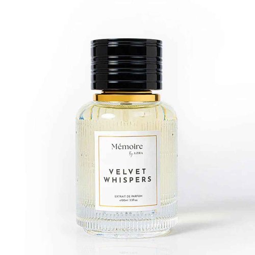 Azha Velvet Whispers Long Lasting Arabian Perfumes for Women – Extrait De Parfum Spray 100 ML (3.4 OZ) - Elegant Ladies Perfume With Vanilla, Rose & Wood Musk Notes - Signature Gift for Women