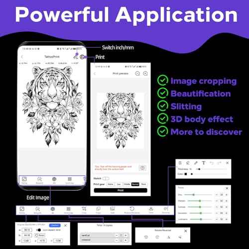 Tattoo Stencil Printer Portable Tattoo Stencil Transfer Machine Copier Thermal Tattoo Copier Machine Mini Tattoo Printer
