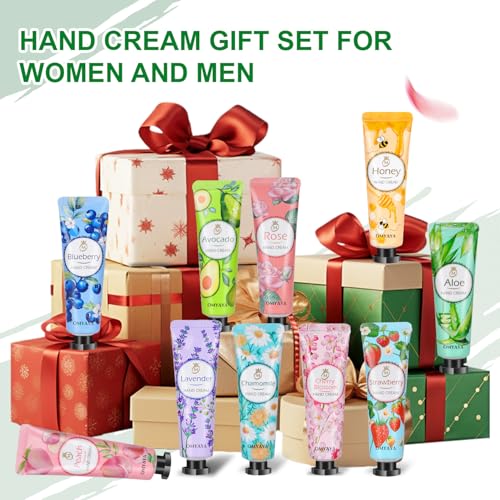 80 Pack Hand Cream Gift Set: Hand Lotion Travel Size, Teacher Appreciation Gifts, Hand Cream for Dry Cracked Hands, Mini Lotion Bulk, Small Gifts for Women Corworkers Nurse Birthday Party
