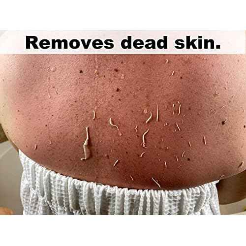 WATCH ME GLOW Silk Exfoliating Glove 100% Turkish Silk DEEP EXFOLIATING Body Scrubber Dead Skin Removal Body Exfoliator SMOOTHS SKIN and Keratosis Pilaris Exfoliating Mitt