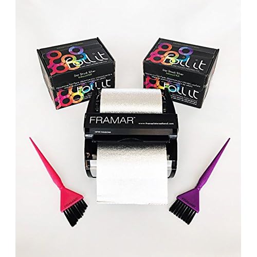 FRAMAR Silver Hair Foil ? Hair Foils For Highlighting Long Hair, Highlight Foils For Hair Highlighting, Salon Foils For Hair Highlighting Kit, Salon Foils For Hair Stylist ? 320 ft