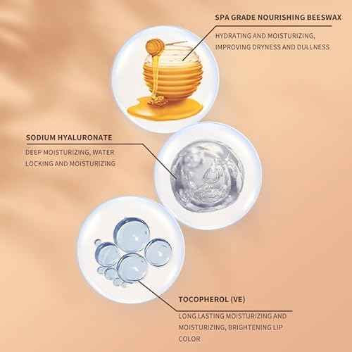 O'CHEAL Color Fruit Lipstick Peach Temperature Changing Lip balm Moisturizing Waterproof Long Lasting Moisturizes Lip Balm