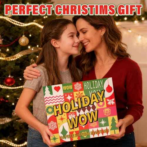 Makeup Advent Calendar 2025 Teens Girls-24 Individually Boxed, Makeup & Cosmetic Surprises For Christmas Holiday Gifting for Women Full Make up Kit