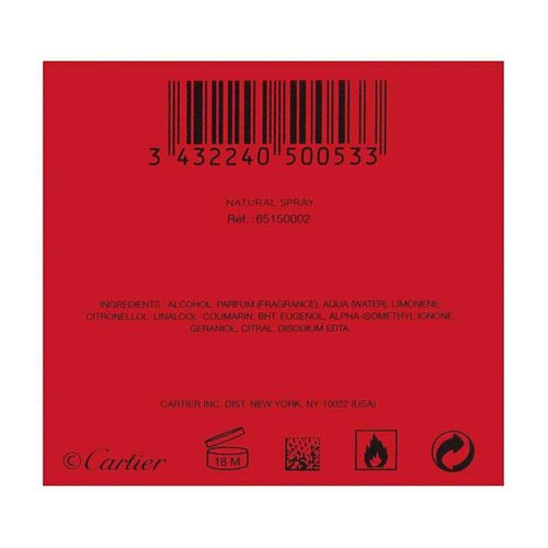 Pasha de Cartier Edition Noire for Men 5.0 oz Eau de Toilette Spray