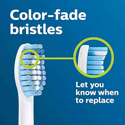Philips Sonicare Genuine Sensitive Replacement Toothbrush Heads for Sensitive Teeth, 3 Brush Heads, White, HX6053/64