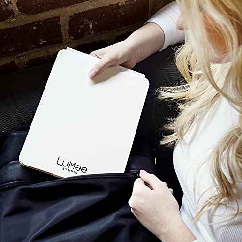 CASE-MATE LuMee Studio - LED Portable White Light Makeup Mirror - Lightweight - 3 Light Modes - Travel-Friendly - White