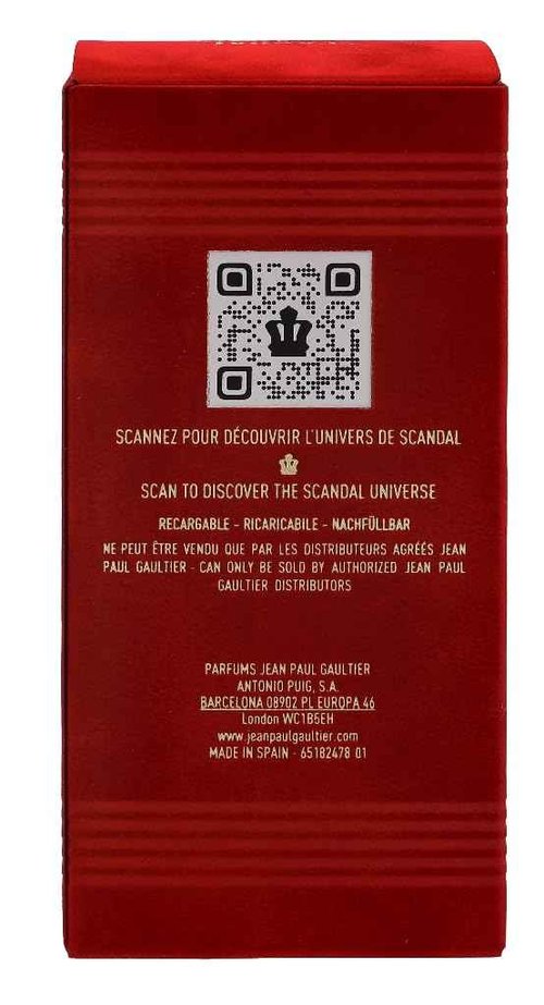 Scandal Pour Homme Le Parfum by Jean Paul Gaultier 1.7 oz Eau de Parfum Intense Spray