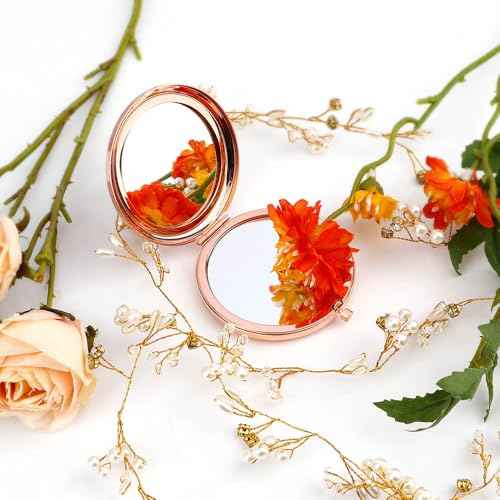 for Mom, Valentines Day Gifts for Mom, Moms Stocking Stuffers, Mother Compact Mirror Birthday Rose Gift for Women, Mother Gift, Presents for Mom for Mum, Christmas Moms Presents