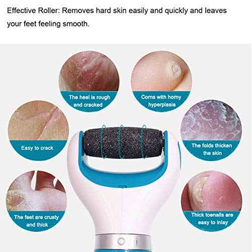 12 Pack Replacement Rollers for Amope Pedi Refills Electronic Perfect Foot File-(6 Extra Coarse& 6 Regular Coarse)