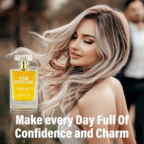 Hair Perfume, Hair Essential Oil Perfume for Women, Pheromone Fragrance for Dry Damaged Hair, Hair Mist with Anti Frizz Nourishing, Premium and Long-lasting Scent