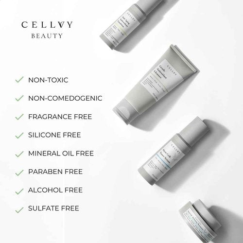 CELLVY Hydrating Korean Moisturizer w/Moroccan Argan Tree Stem Cells, Korean Taiwanese Skincare Stem Cell Face Cream w/Squalane & Antioxidants, Lightweight, Firms, Repairs & Boosts Collagen