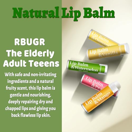 84 Pack of Lip Balm, 12 Flavored Lip Balms Natural Organic Vitamin E Lip Balms Pack for Dry Cracked Lips, Moisturising Lip Balm Bulk Gifts Stocking Stuffers Party Favors(4.2g/0.15oz)