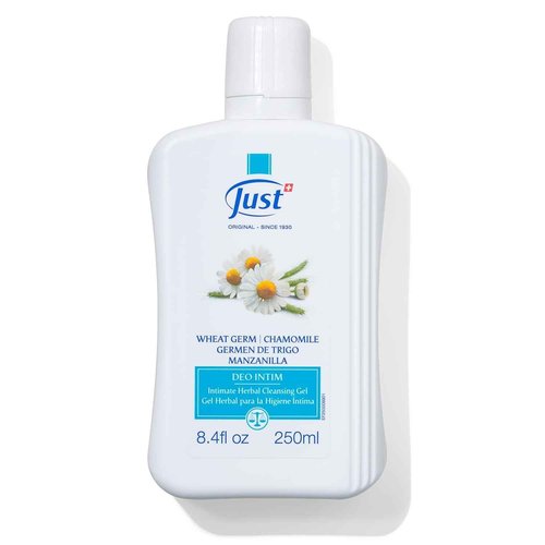 SwissJust Deo Intim Cleansing Gel 250ml. Feminine Wash Formulated with Rich Ingredients. A Delicate Cleansing Gel and pH Balancing Cleanser. Moisturizing Feminine Care & Gentle Wash