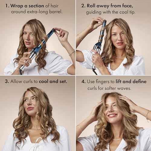 Nano Titanium Professional Curling Iron with Extended Barrel Perfect for Longer Hair