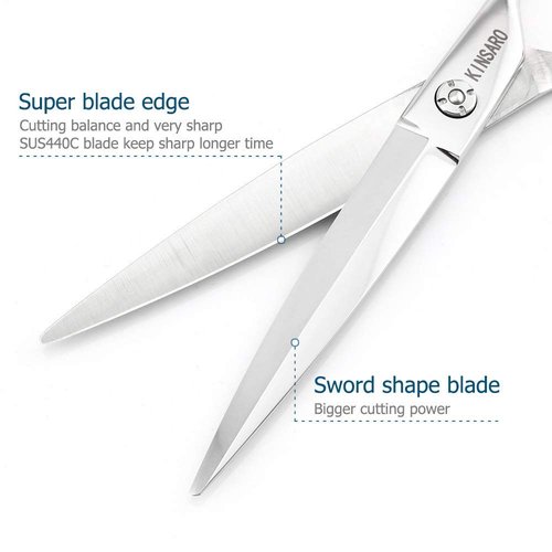 7 INCH hair cutting scissors hair scissors barber shears 6 INCH hair thinning shears 440C Kinsaro