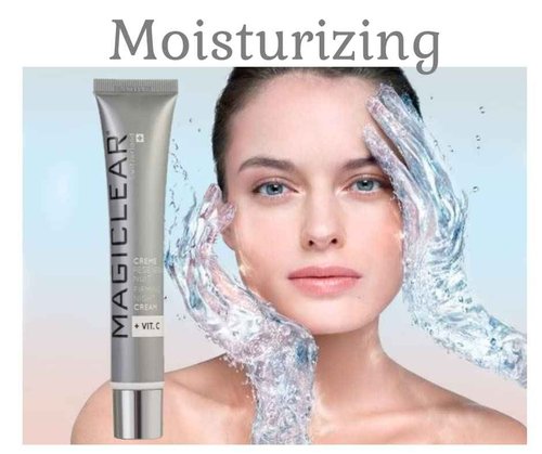 MAGICLEAR Luxury Skin Care Anti-Aging Night cream Daily Face Moisturizer with Madecassoside, Vitamin C, E, for Dark Spots with Niacinamide Swiss brand 1.76