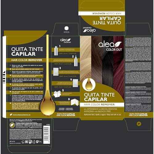 ALEA - Hair Dye Remover - Color Out - Removes Oxidation Color from Hair - Respects Hair Structure - Ammonia and Bleach-Free - Easy, Quick, and Safe Application
