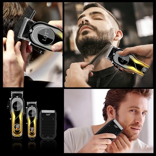 Hair Clipper Set Professional Hair Trimmer Electric Foil Shaver Razor for Men Haircutting Machine for Barber Clippers and Trimmers Grooming Kit Nose Body Hair Trimmer