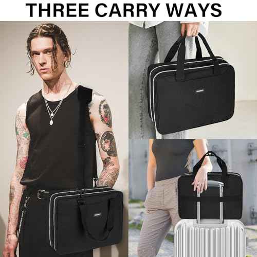 Tattoo Travel Case for Equipment and Supplies,Black,Bag Only
