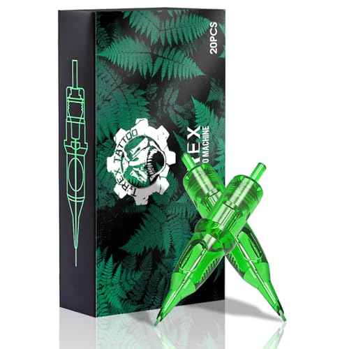 Ambition TREX Cartridges #12 Standard 3RL Disposable Tattoo Needles 3 Round Liner Long Taper 1203RL 20Pcs for Rotary Tattoo Machine Supply