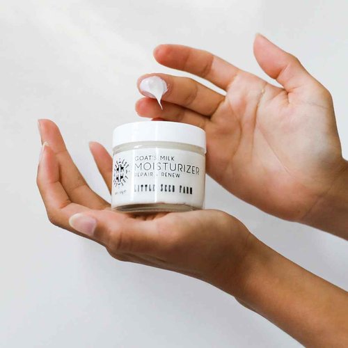 Little Seed Farm Geranium Rose Bundle - Moisturizer + Soap + Elasticity Serum + Facial Mist Toner