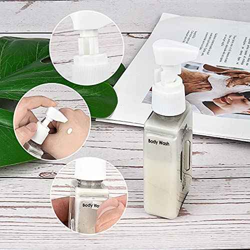 Bpluma Travel Bottles, Leak Proof Containers For Toiletries TSA Approved Airplane Accessories Kits For Liquid With Labels