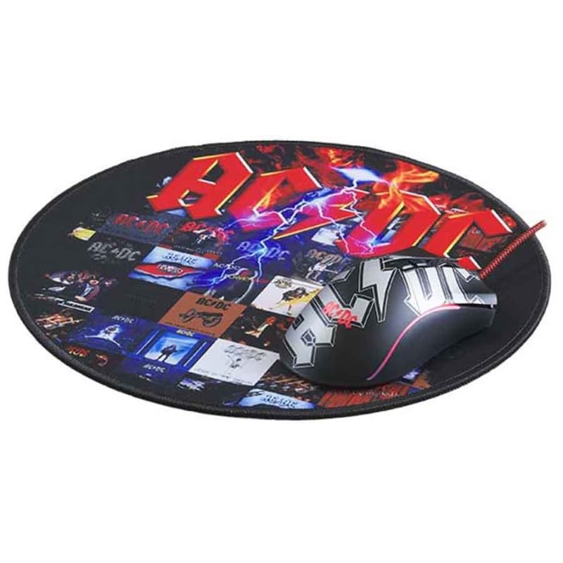 AC/DC - Gaming Mouse Pad - Officially licensed ACDC desktop mouse pad gift - 30 cm