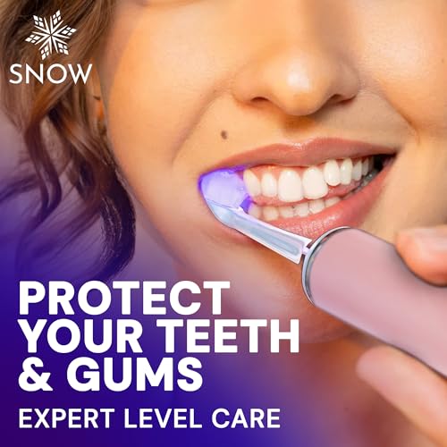 SNOW LED Electric Toothbrush Gen 2 - Rechargeable Electronic Brush for Adults - Sonic Technology w/LED Light Whitening & Cleaning Powered w/Sonic Technology for Oral Routine Coastal Sunset Pink Gen2