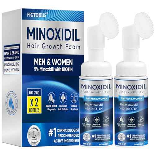 5% Minoxidil Foam, Minoxidil for Men Foam, Minoxidil for Women Hair Growth, Minoxidil for Men and Women. (4 Ounce)