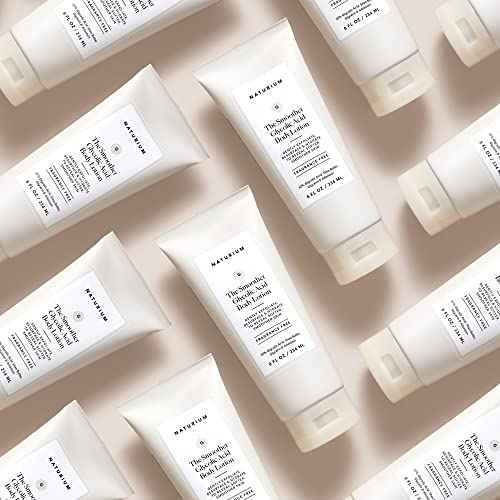 Naturium The Smoother Glycolic Acid Body Lotion, Resurfacing & Exfoliating Treatment, with 10% Glycolic Acid, 8 oz