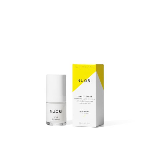 NUORI Vital Eye Cream | Light Weight, Hydrating Eye Cream, For All Skin Types, All Natural, 30 ml / 1 fl oz