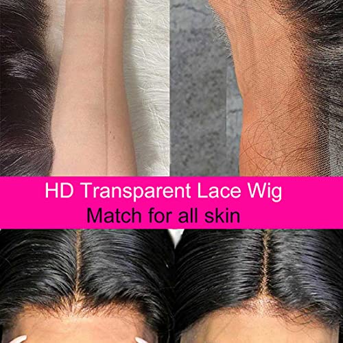 Foreverlove Body Wave 13x4 HD Lace Front Wigs for Black Women 10A Grade 200% Density Brazilian Virgin Human Hair Wig (18 Inch,Body Wave)