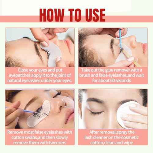 FADVAN Lash Remover Gel 5g - Professional Eyelash Extension Remover, Gentle & Quick Eyelash Glue Remover, Low Irritation for Sensitive Skin, Travel Friendly