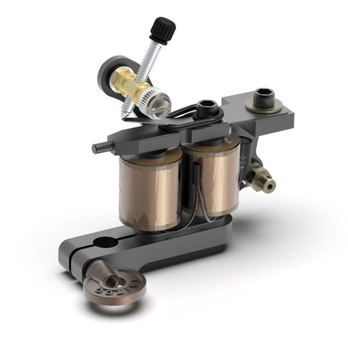 STIGMA Tattoo Machine CNC Carved from Italy Handmade Tattoo Coil Machine Gun 10 Wrap Coils for Liner M320