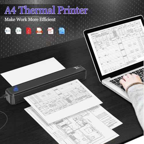 Joyzan 2025 New Upgraded Tattoo Stencil Printer, Wireless Thermal Tattooing Transfer Printer 20pcs Paper Bluetooth Portable Inkless Printing Machine Kit Anti Wrinkle Artist Beginner Tablet Phones PC