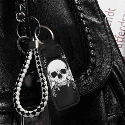 Chapstick Keychain Holder for Women, Lip Balm Holder Chapstick Keychain Holder for Lipstick Chapstick