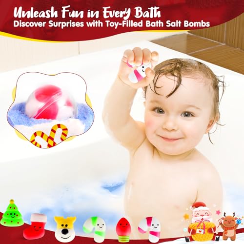 Bath Bombs for Kids with Surprise Inside,Bath Bombs Sets with 6 Pack Bubble Bath Bomb for Girls and Boys, Nice Gifts for Kids