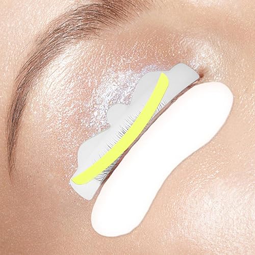 36 Pcs Lash Lift Ribbon Kit, Silicone Tool Pads, Reusable Perm Eyelash Lifting Compensator Soft Pads Rods, Eyelash Tapes Makeup Beauty Tool (6 Colors)