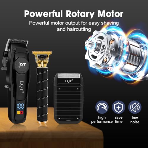 Hair Clippers for Men,3 In1 Cordless Beard Trimmer Electric Shavers,T-Blade Barber Clippers and Trimmer Set,Electric Hair Cut Machines,Men¡¯s Grooming Kit for Gifts,for Home, Barber