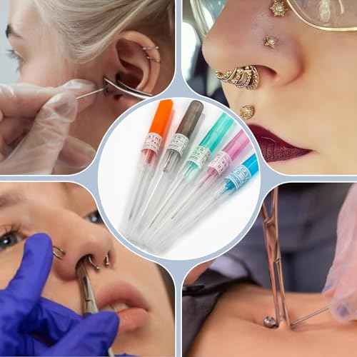 Catheter Piercing Needles - YONGDA 10Pcs 18G Catheter Needles Cateter Para Catheter Hollow Needles for Ear Nose Belly Cartilage Piercing Needles
