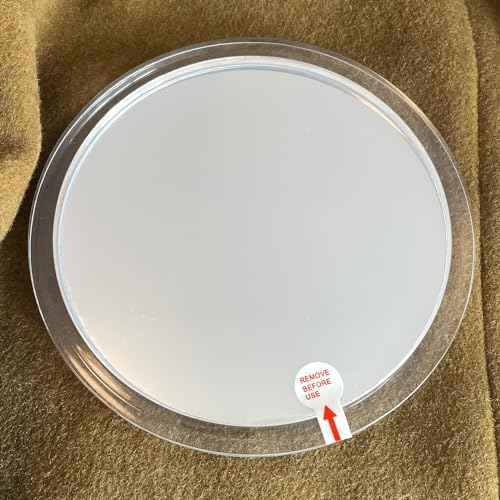 Fogless Shower Mirror for Shaving and Makeup with 3 Removable Powerful Suction Cups, Shatterproof Anti Fog Mirror for Shower and Bathroom, Glassless Safety Kids Mirror