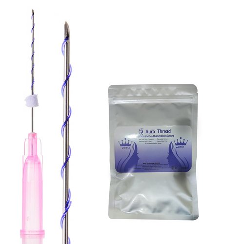 Auro Thread PDO Thread(Mono screw 29G 60MM) Lift/Face Body Lifting/Smooth Mono Screw Type 29G 60mm (50pieces)