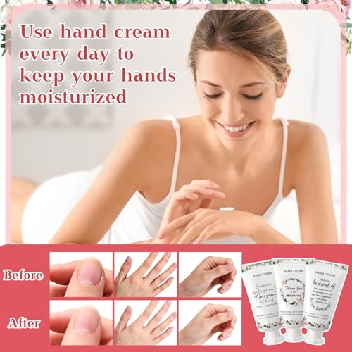 90 Pcs Employee Appreciation Team Gifts Bulk Thank You Employees Hand Cream Inspirational Travel Size Hand Lotion for Christmas Stocking Stuffers Teachers Staff Employees Coworkers