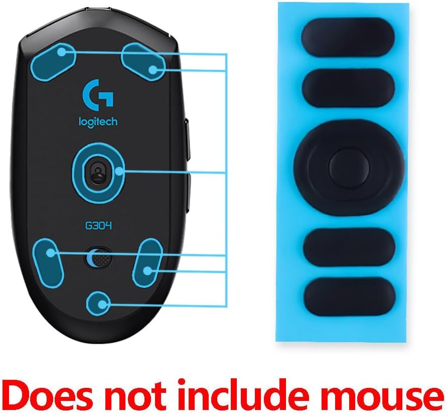 2Sets Mouse Skates Pads Mouse Feet Replacement for Logit G903 Lightspeed Gaming Mouse 910-005083