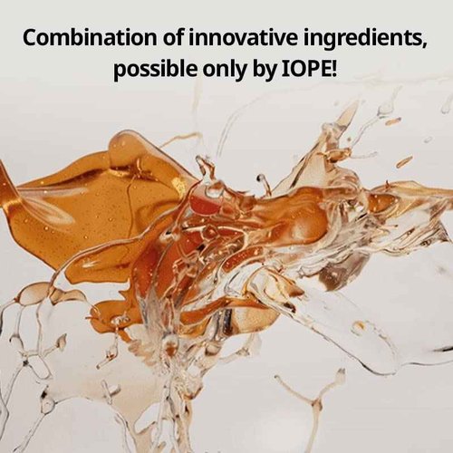 IOPE PDRN Caffeine Shot & Retinol Super Bounce Serum - Beginner Friendly Retinol, Plant Based Anti-aging Serum, Korean skincare for Daily Use